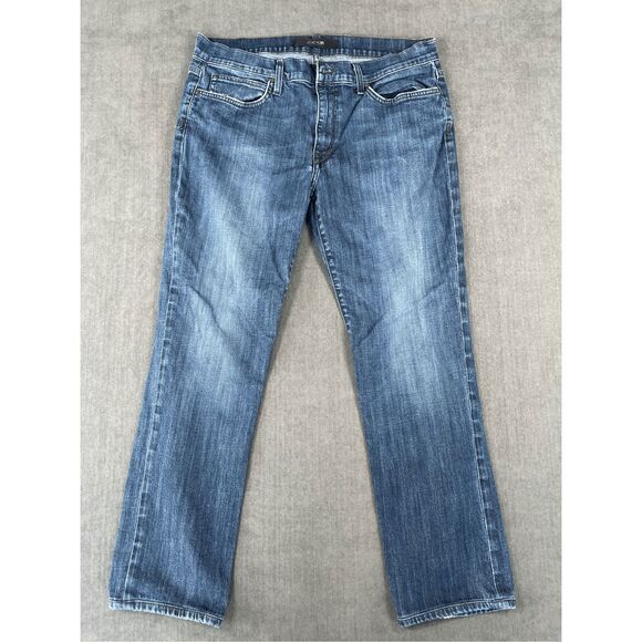 Joes Brixton Straight Leg Jeans Mens 36 Blue Mid Rise Stretch Classic Fit